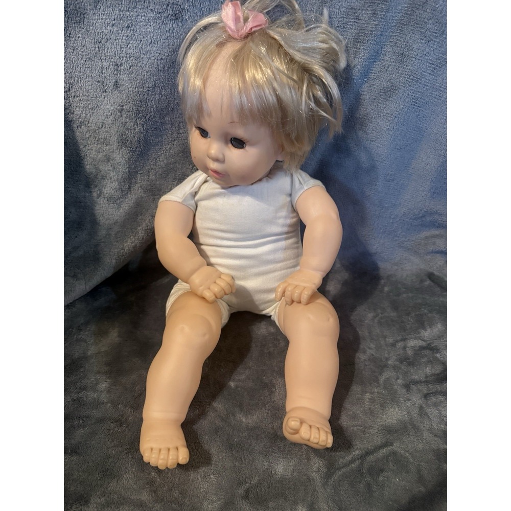 Vintage 1983 Doll Baby Big 23‎ Inches Reborn Toddler Girl Doll No Clothes